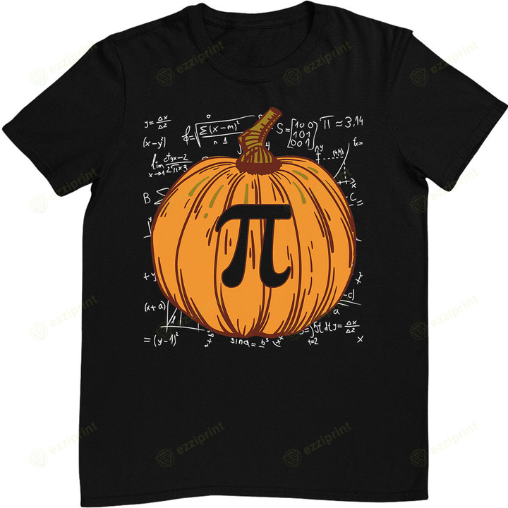Funny Pumpkin Pie Halloween Fall Thanksgiving Pumpkin Pi T-Shirt