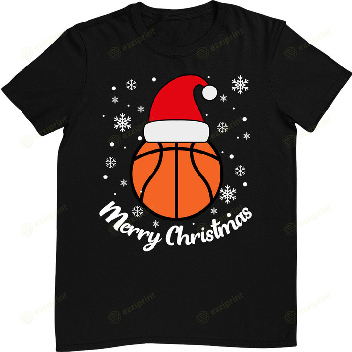 Christmas Basketball Pajamas Basketball Christmas T-Shirt