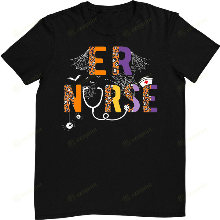 ER Nurse Nurselife Halloween Costumes Registered Nurse T-Shirt