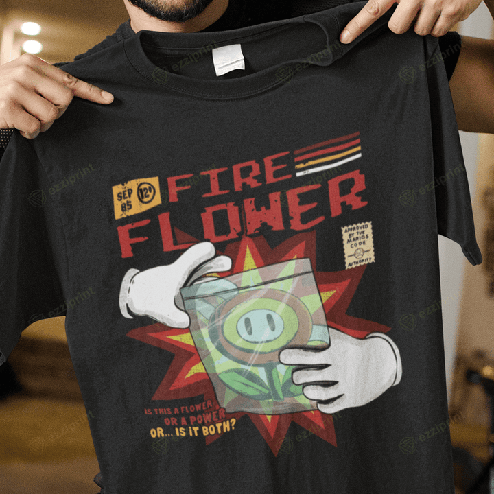 Fire Flower Super Mario Bros Fire Flower T-Shirt