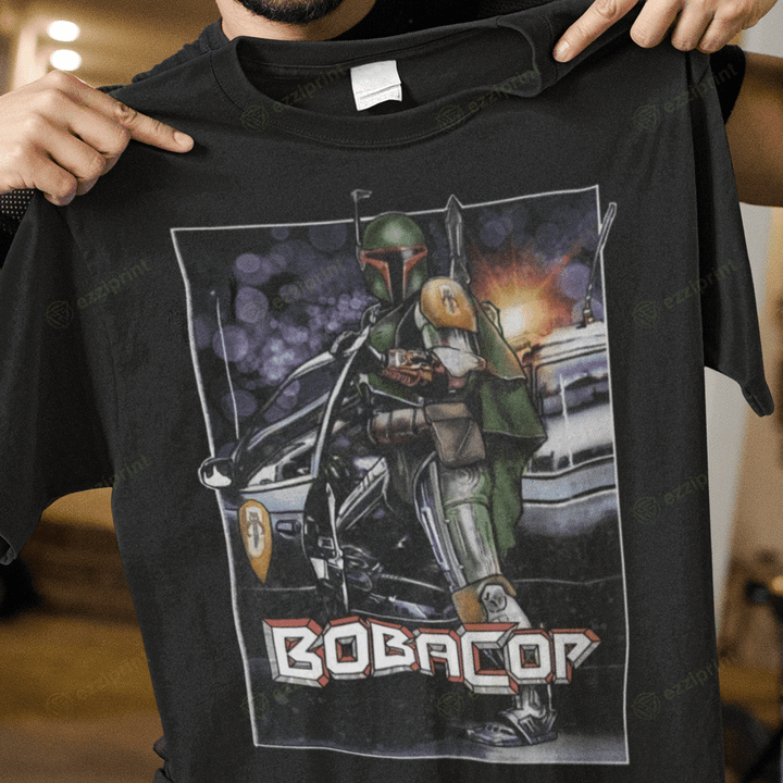BobaCop RoboCop Boba Fett Mashup T-Shirt