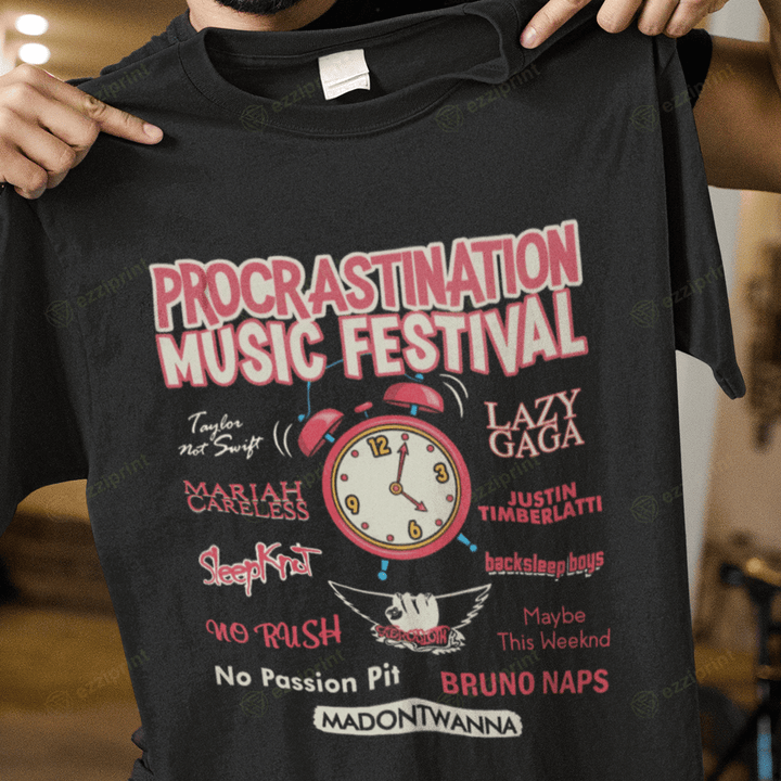 Procastination Music Festival T-Shirt