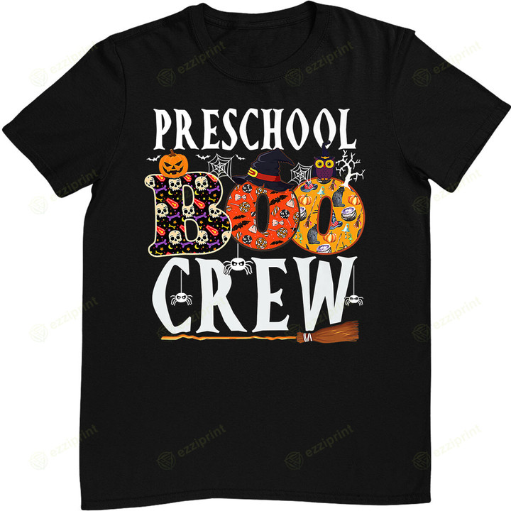 Preschool Boo Crew Funny Teacher Halloween Costume 2022 T-Shirt