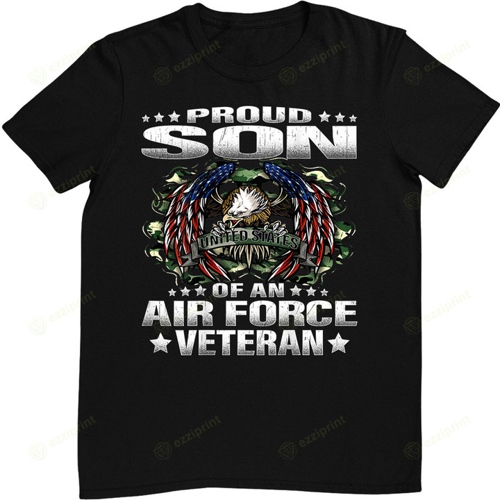 Proud Son Of An Air Force Veteran Military Vet's Child T-Shirt