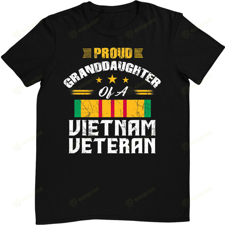 VETERAN 365 Proud Granddaughter Of A Vietnam Veteran T-Shirt