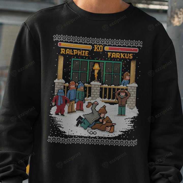 The Christmas Fight Ralphie Farkus A Christmas Story T-Shirt