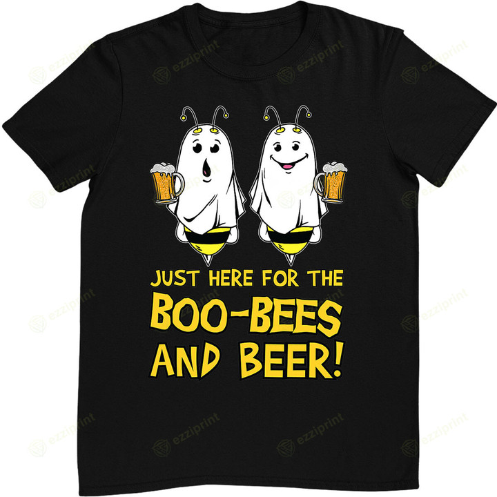 Boo MotherFucker Funny Beer Drinking Ghost Adult Halloween T-Shirt