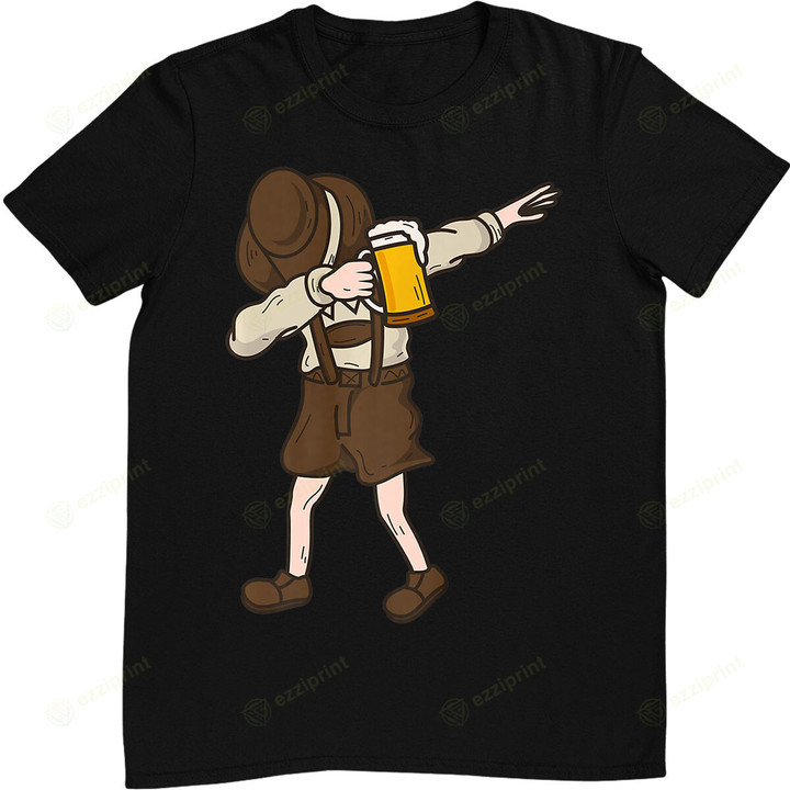 Cool Dabbing German Man With Beer Mug Shirt Oktoberfest Gift T-Shirt
