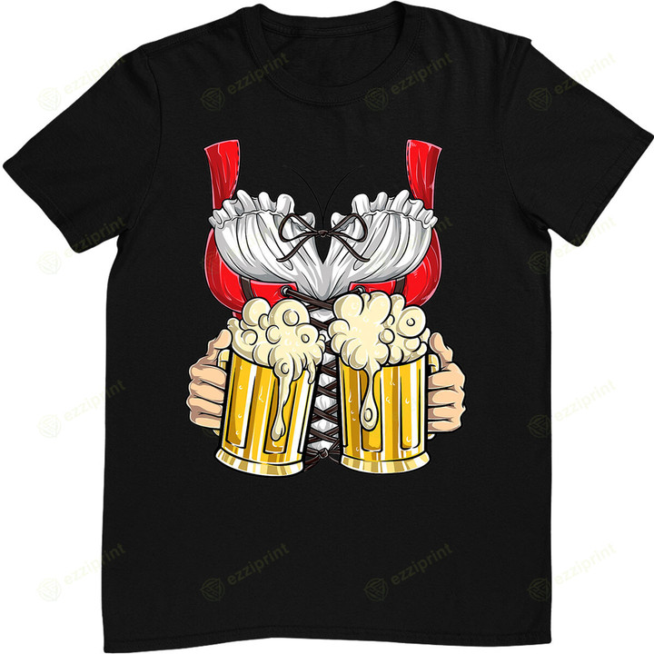 Dirndl Costume Oktoberfest Fraulein Beer Mug T-Shirt