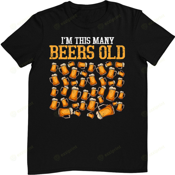 Funny 40 Year Old Beer Drinking Gag Gift, 40th Birthday T-Shirt