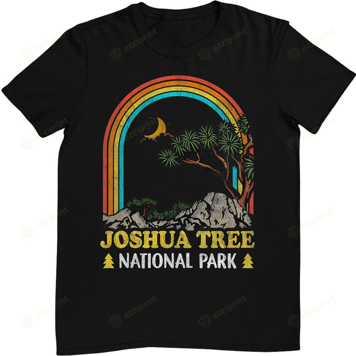 Joshua Tree National Park Vintage 70s 80s Camping Hiking T-Shirt