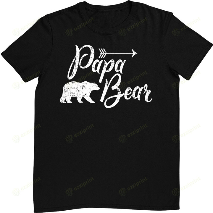 Papa Bear Mama Bear Camping T-Shirt