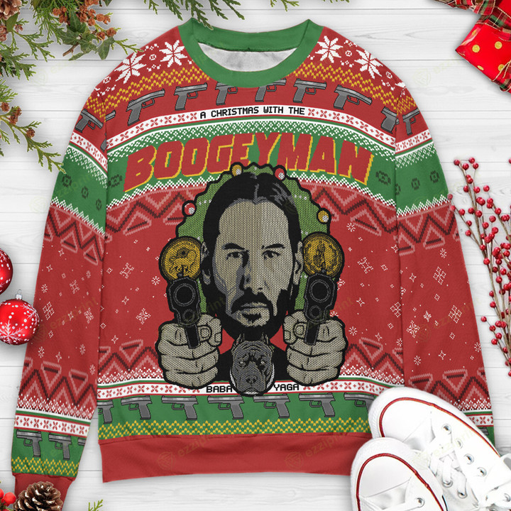 Boogeyman John Wick Christmas Sweater