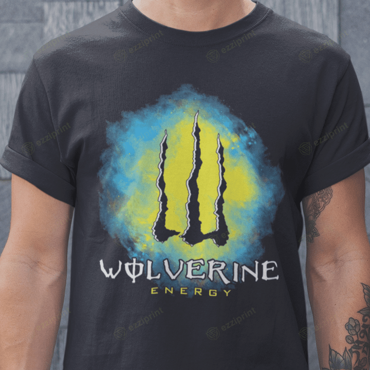 Wolverine Energy Monster Energy Drink The Wolverine Mashup T-Shirt