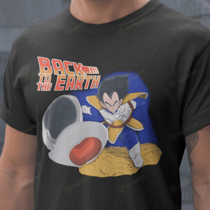 Back To The Earth Back to the Future Dragon Ball Mashup T-Shirt