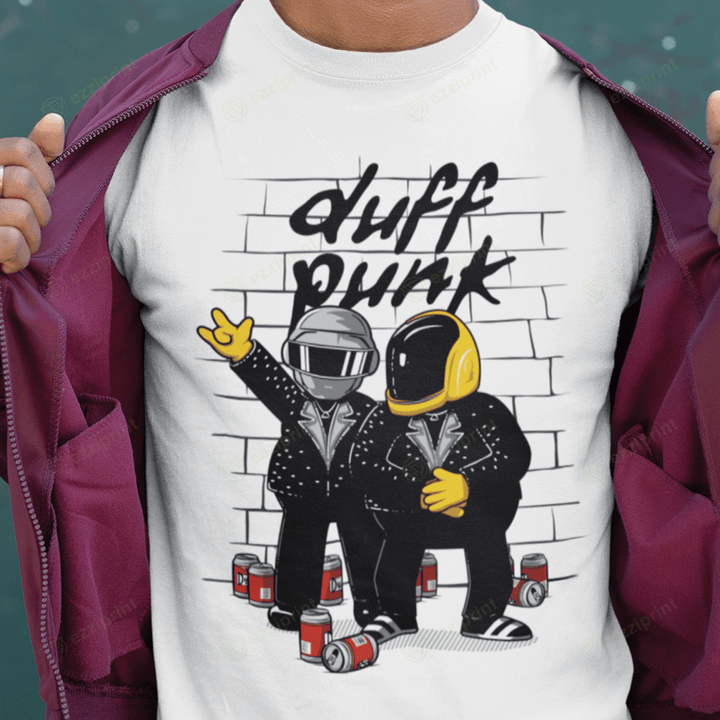 Duff Punk The Simpsons Daft Punk Mashup T-Shirt