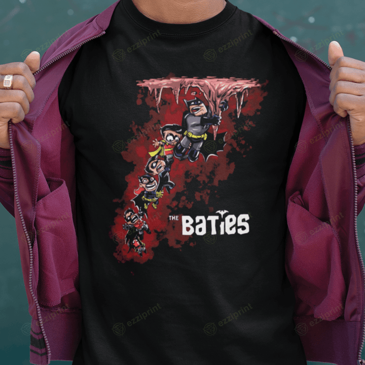 Baties The Goonies Batman DC Comic Characters Mashup T-Shirt