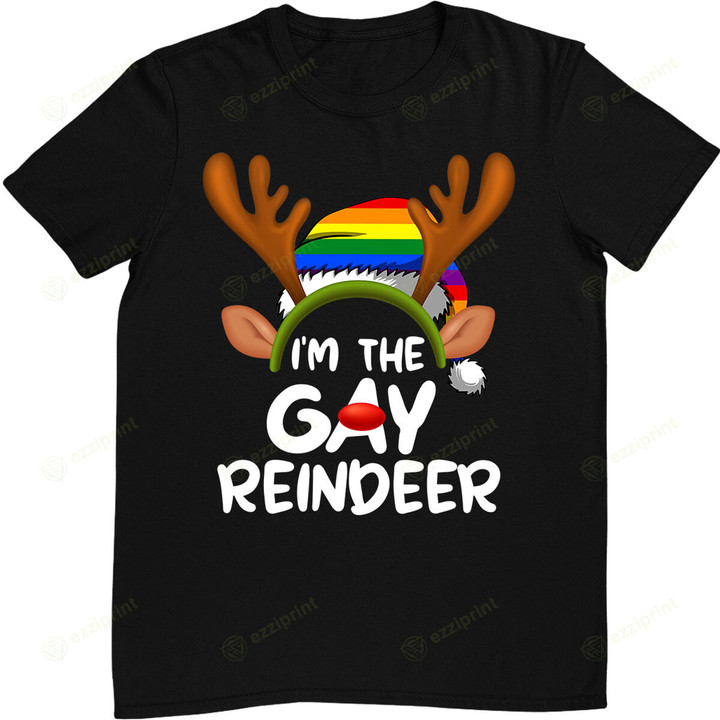 The Gay LGBT Reindeer Matching Family Christmas T-Shirt