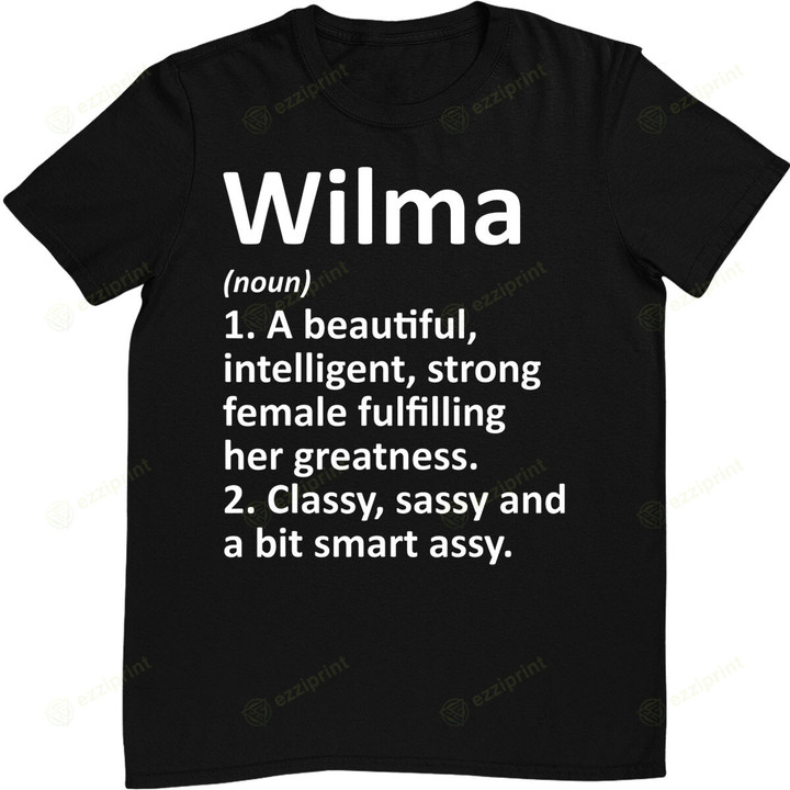 WILMA Definition Personalized Name Funny Christmas Gift T-Shirt