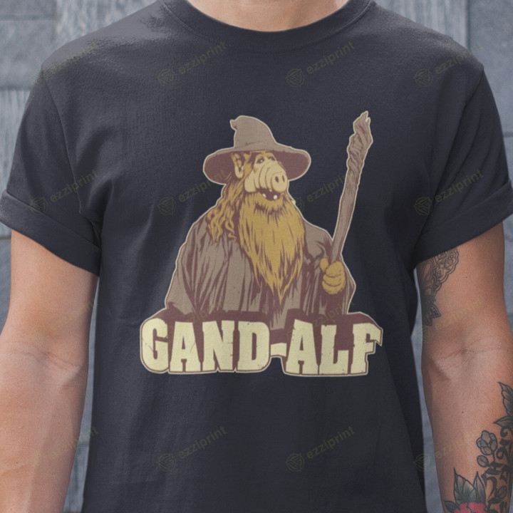 Gand-Alf ALF Gandalf Lord Of The Rings Mashup T-Shirt