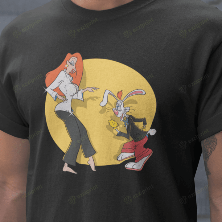 Rabbit Fiction Who Framed Roger Rabbit Pulp Fiction Mashup T-Shirt