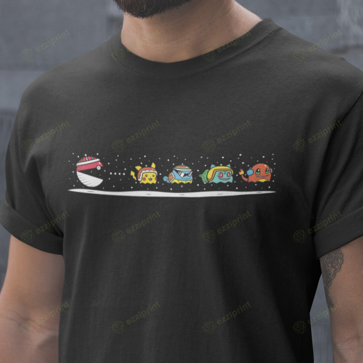 PacMon Pacman Pokemon Mashup T-Shirt