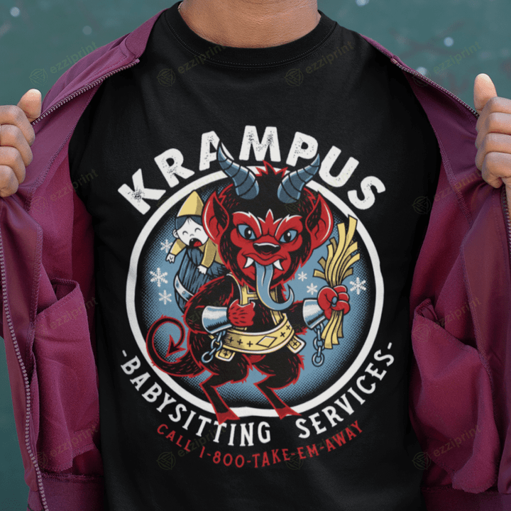 Krampus Babysitting Service Krampus T-Shirt