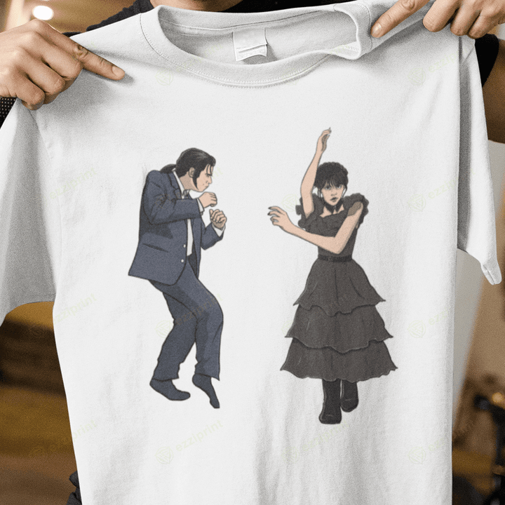 The Dance Pulp Fiction The Addams Family Mashup T-Shirt