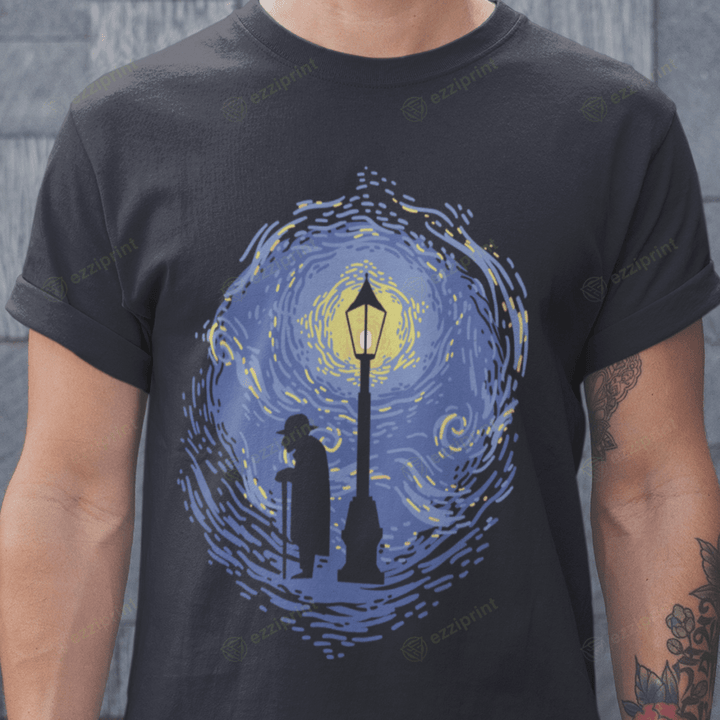The End Of Time Starry Night Chrono Trigger Mashup T-Shirt