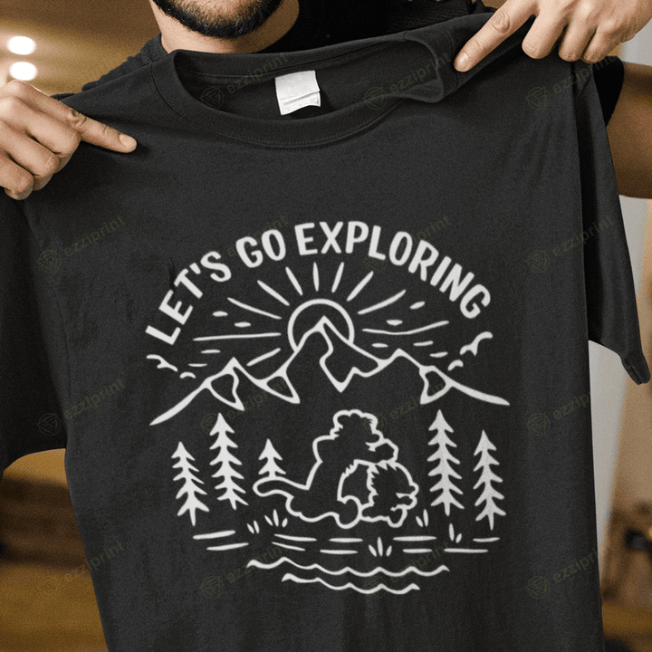 Let's Go Exploring Calvin and Hobbes T-Shirt
