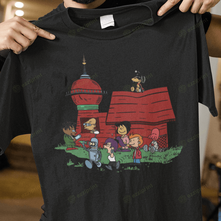 Futunuts Peanuts Futurama Mashup T-Shirt