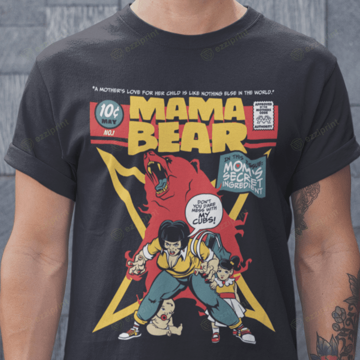 Mama Bear Comic Cover T-Shirt
