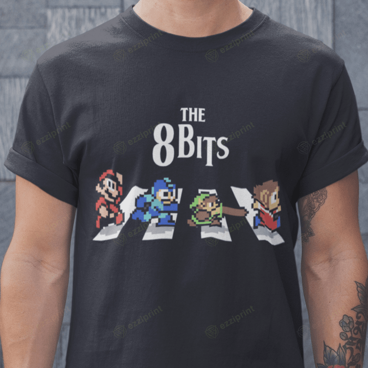 The 8 Bits AbbeyRoad Super Mario Bros Mashup T-Shirt