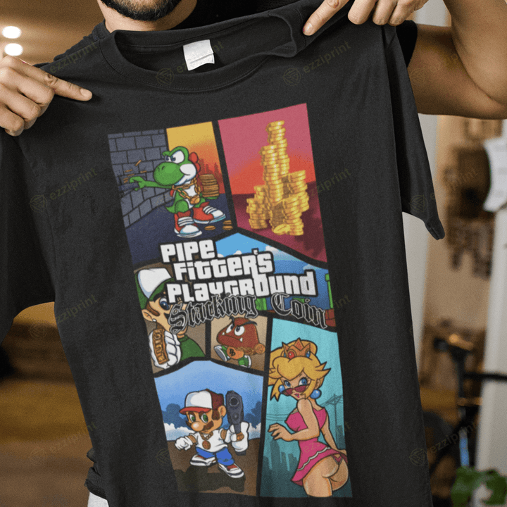 Pipe Fitter’s Playground Super Mario T-Shirt