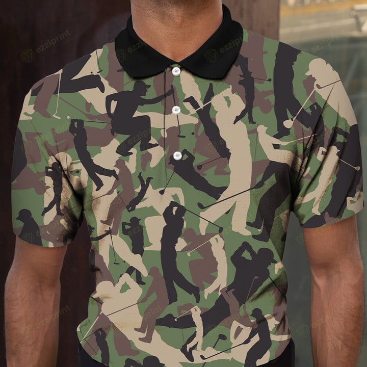 Camouflage Golf Camo Golf Men Women POLO Shirt