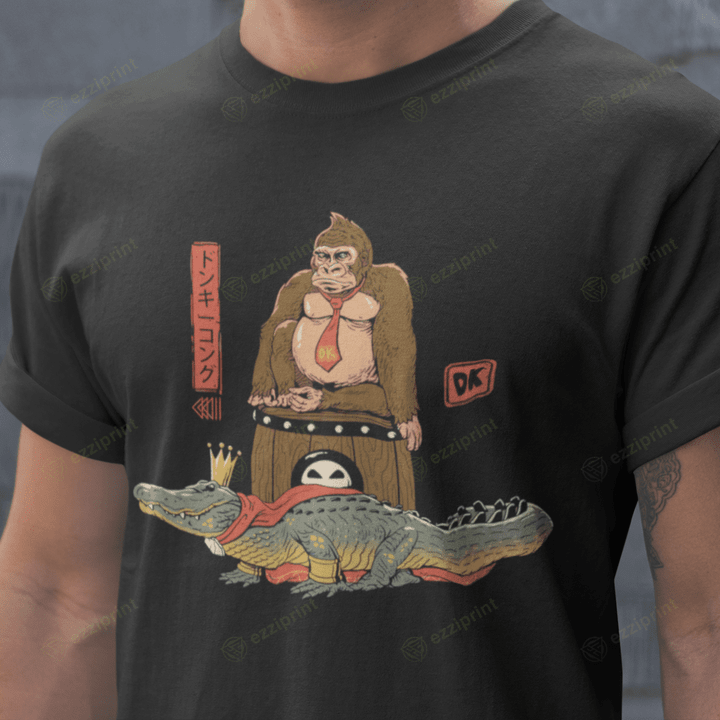 The Crocodile and the Gorilla Bowser Donkey Kong T-Shirt