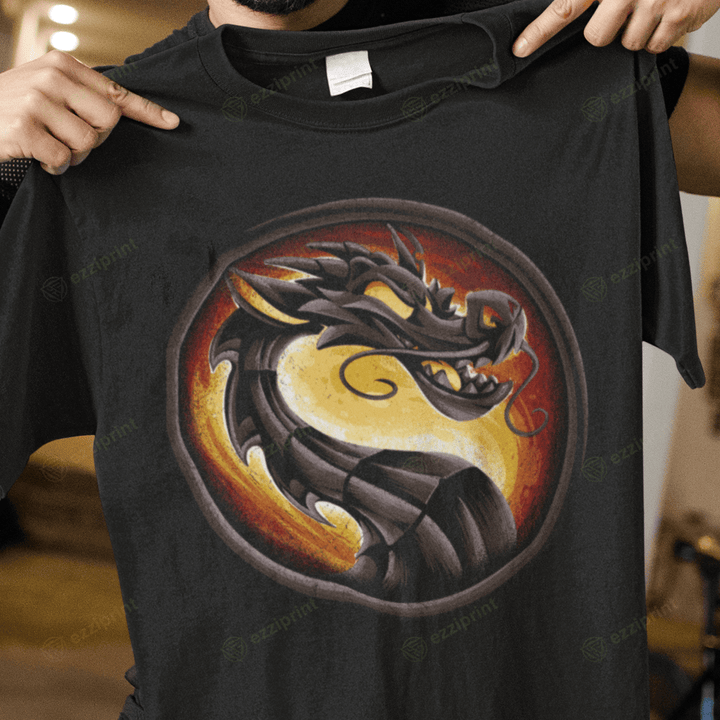 Mushu Kombat Mortal Kombat Mushu from Mulan T-Shirt