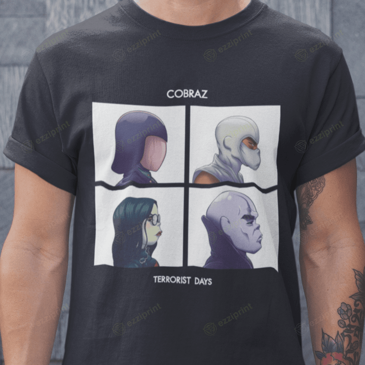 CobraZ Gorillaz Demon Days G.I. Joe Characters Mashup T-Shirt