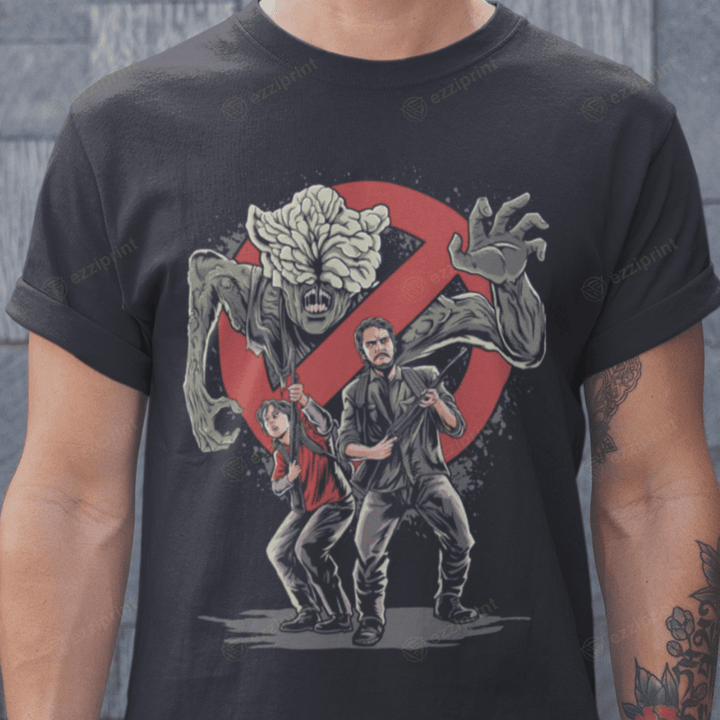 Clickerbuster Ghostbusters The Last of Us Mashup T-Shirt