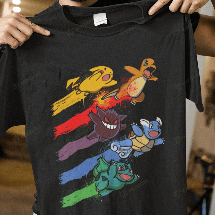 Starter Streaks Pokemon T-Shirt