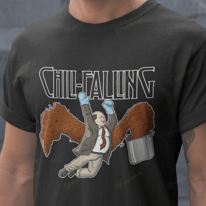 Chili-Falling Led Zeppelin Swan Song The Office Mashup T-Shirt
