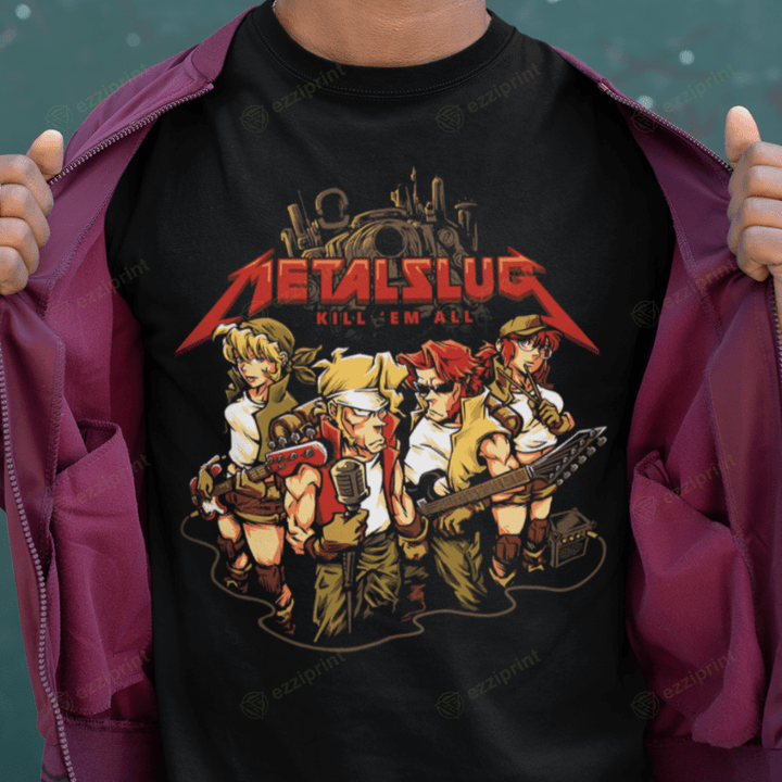 Metalslug Metallica Metal Slug Mashup T-Shirt