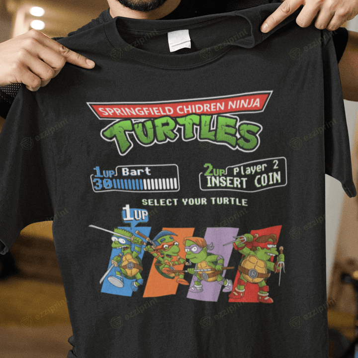 SCNT The Simpsons Teenage Mutant Ninja Turtles Mashup T-Shirt