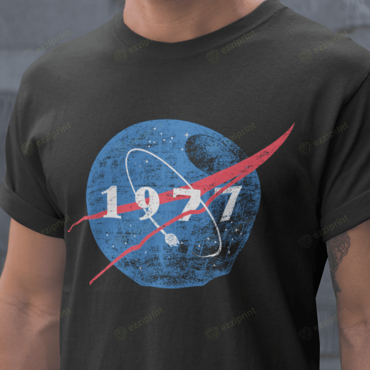 Space Force NASA logo Death Star Star Wars T-Shirt