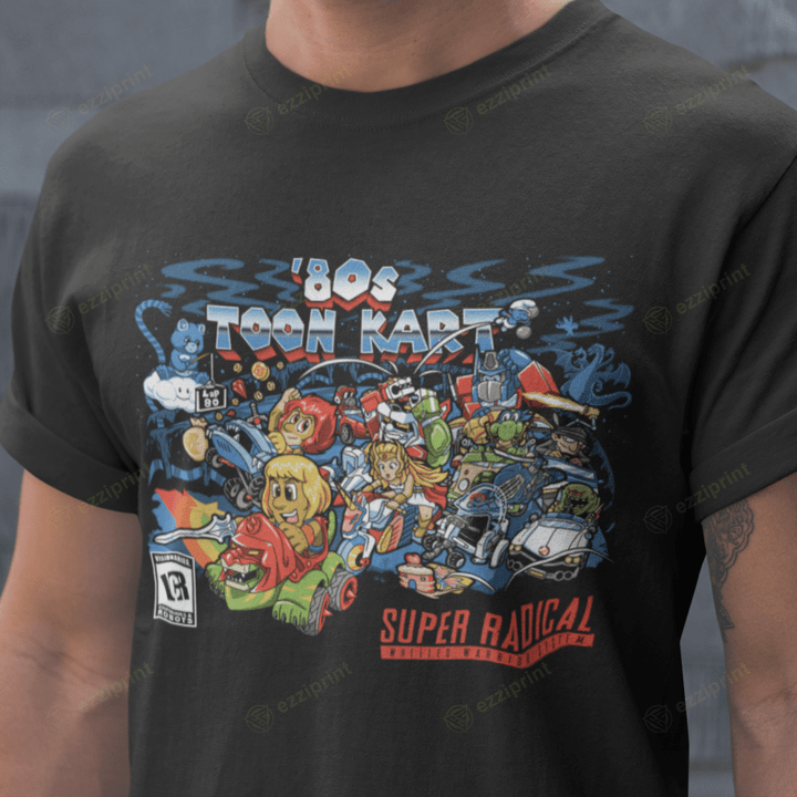 80s Toon Kart 80s Characters T-Shirt