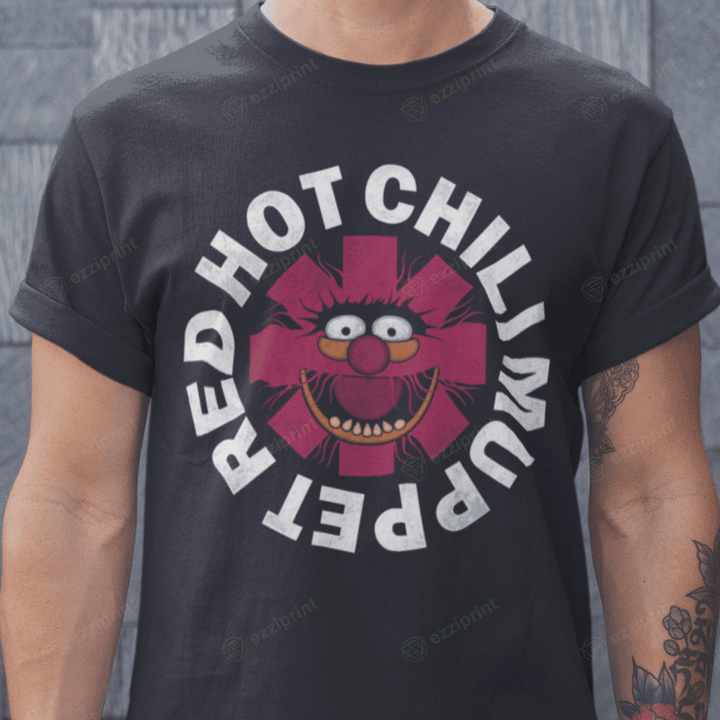 Red Hot Chili Muppet Red Hot Chili Peppers The Muppets Mashup T-Shirt