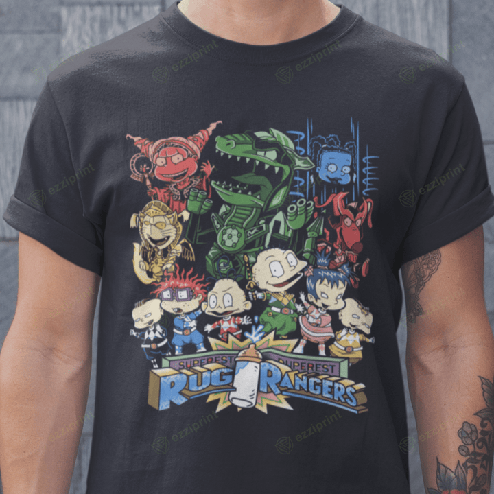 Rug Rangers Mighty Morphin Power Rangers Rugrats Mashup T-Shirt