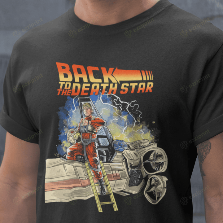 Back To The Death Star Back to the Future Luke Skywalker Star Wars T-Shirt