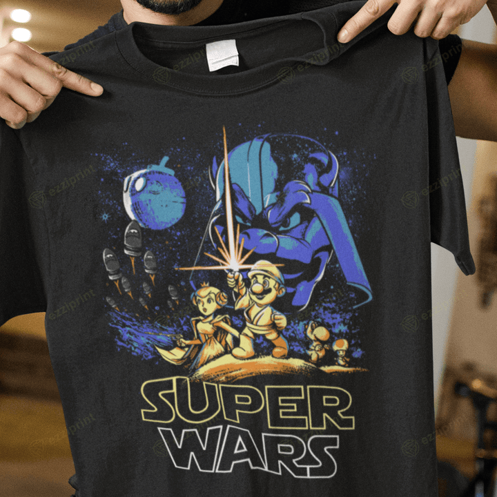 Super Wars Star Wars Super Mario Mashup T-Shirt