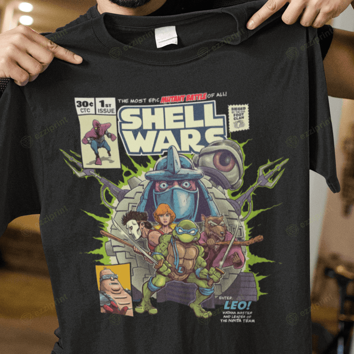 Shell Wars Star Wars Teenage Mutant Ninja Turtles Mashup T-Shirt